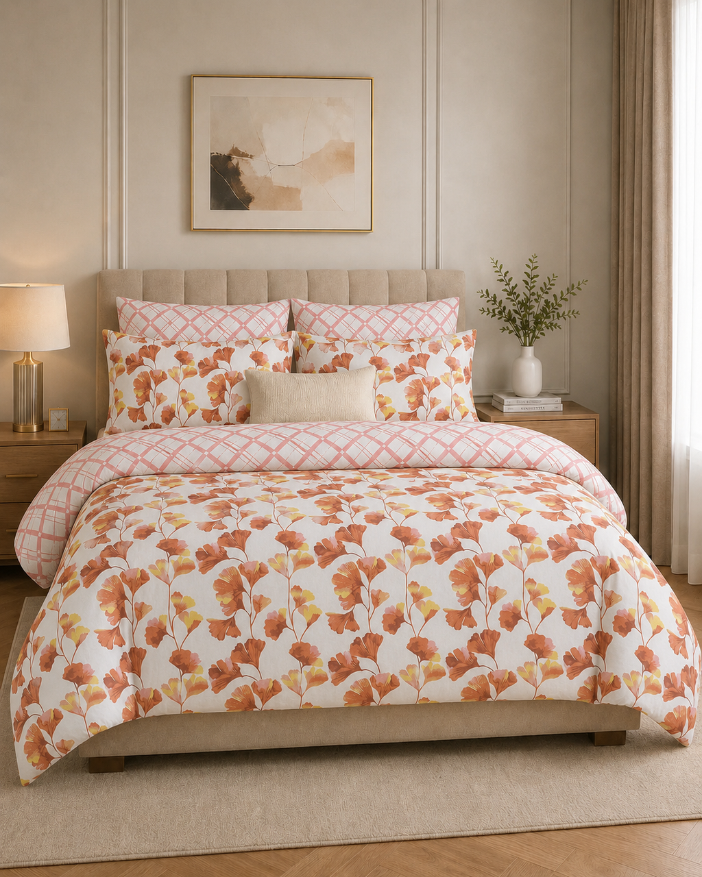 Comforter & Duvet Cover - Autumn Bloom Grid