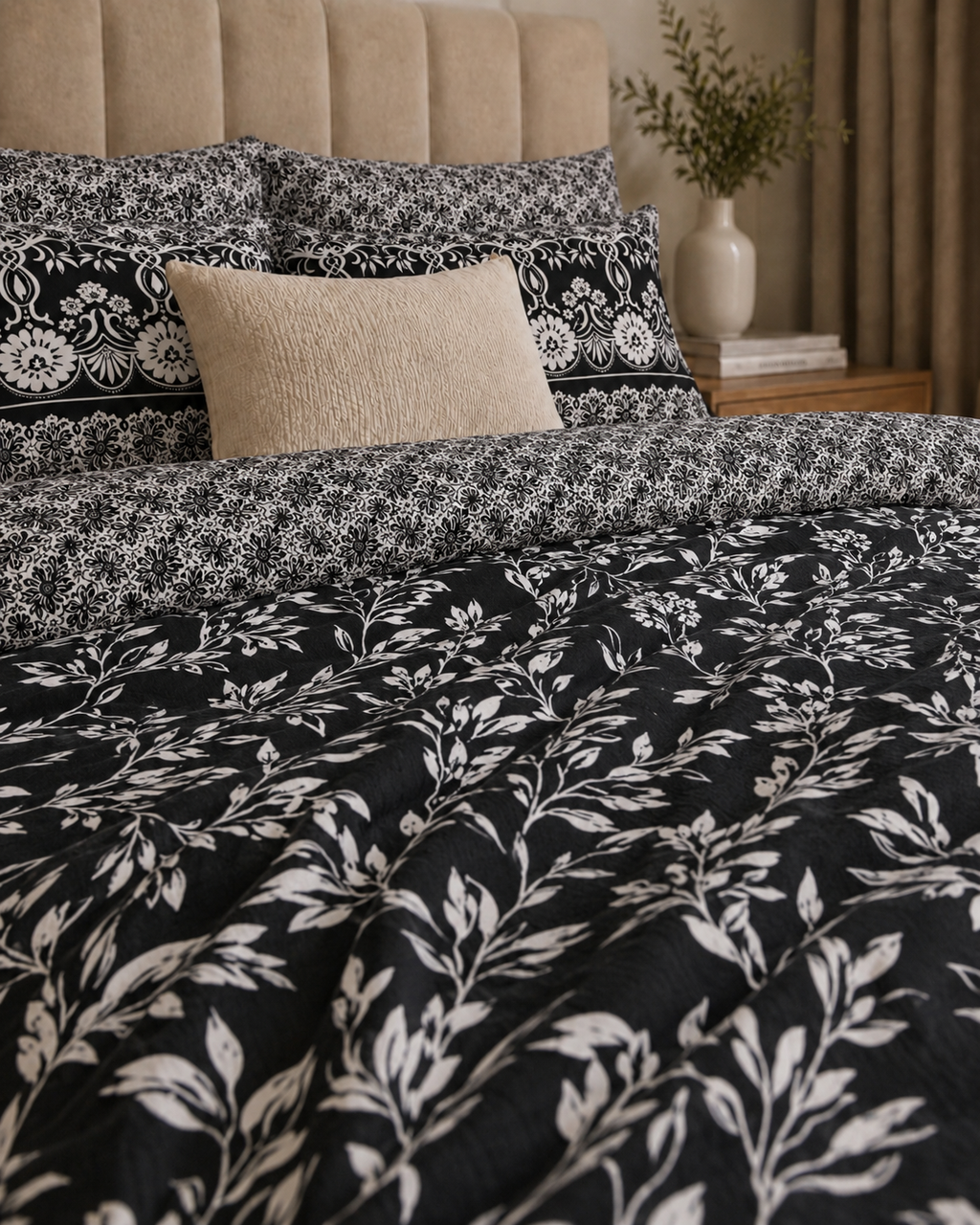 Comforter & Duvet Cover - Midnight Royal Bloom