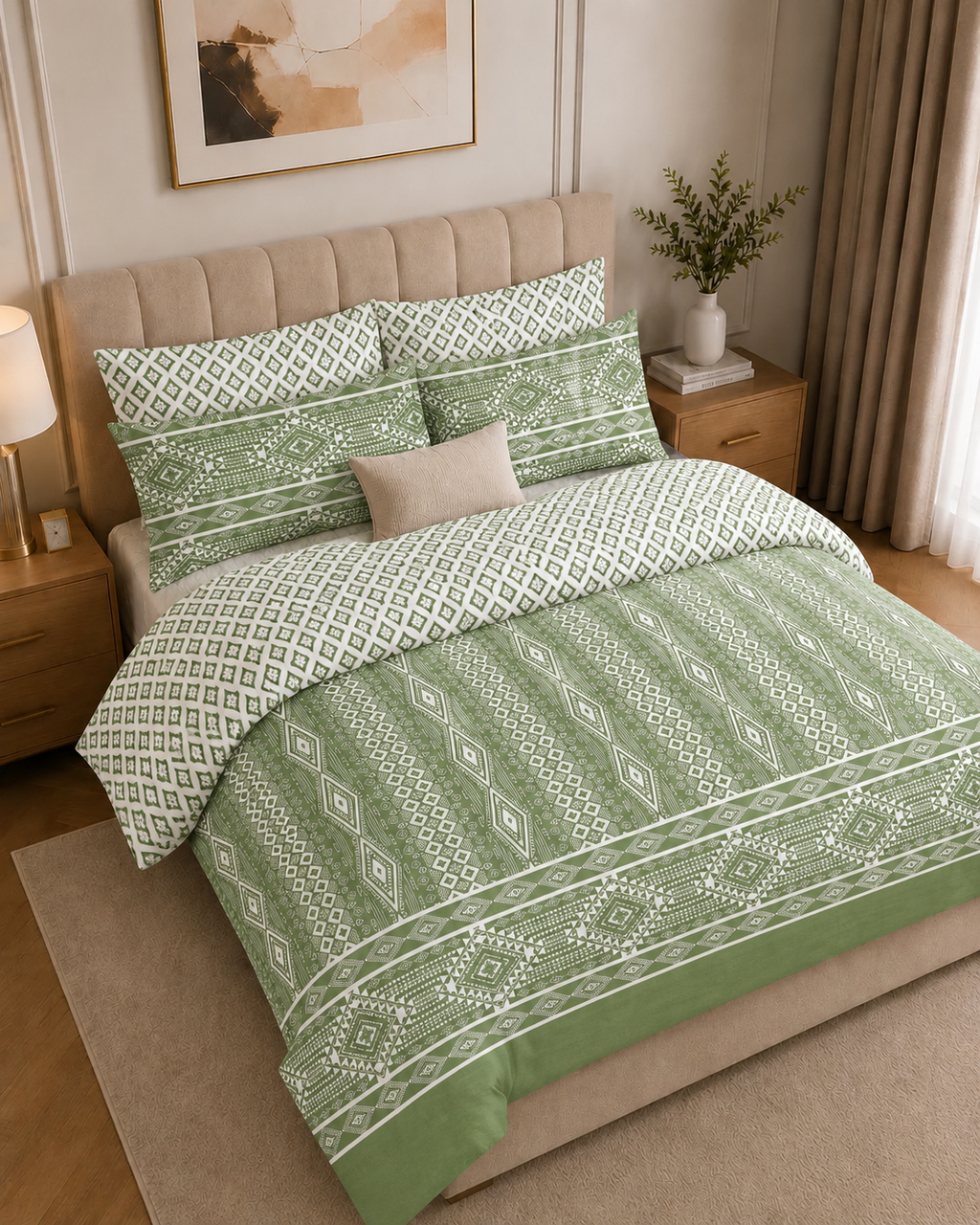 Olive Tribal Weave