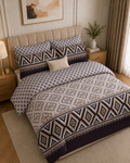 Comforter & Duvet Cover - Sapphire Geo Luxe