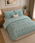 Comforter & Duvet Cover - Teal Royal Grace