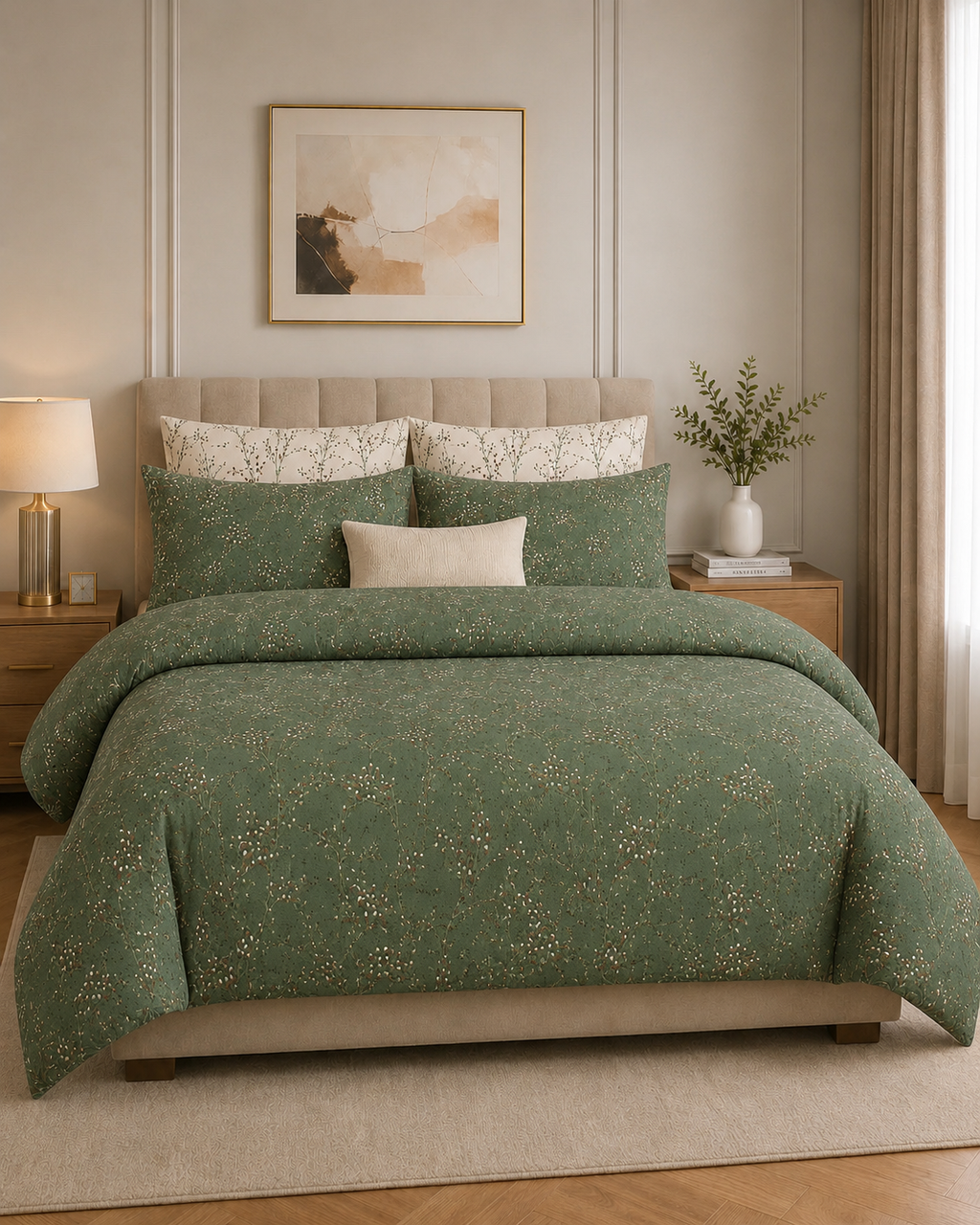 Comforter & Duvet Cover - Sage Botanical