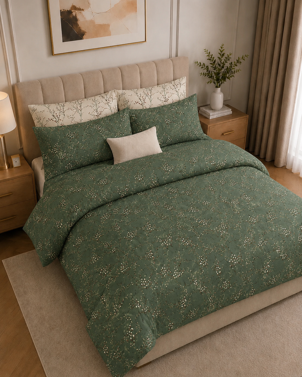 Comforter & Duvet Cover - Sage Botanical