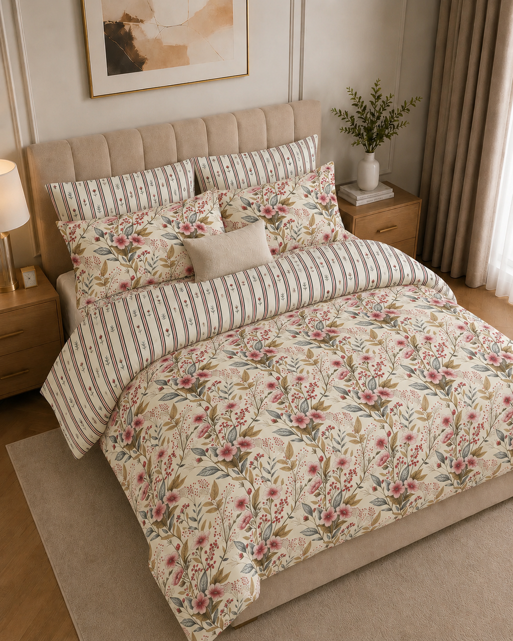 Floral Stripe Bloom